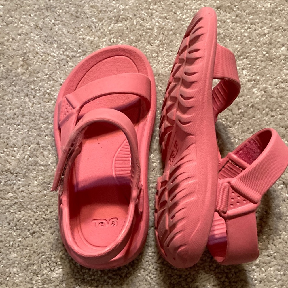Teva Kids Pink Rubber Sandal Size 11